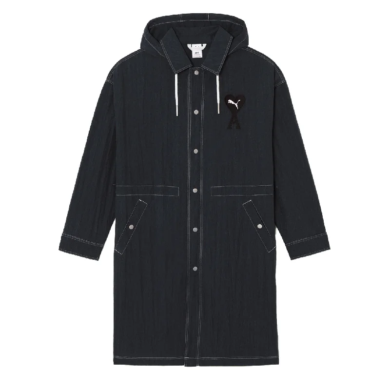 Puma X Ami Lightweight Jacket Puma Black Wool Jacket Cashmere Jacket Tweed Jacket