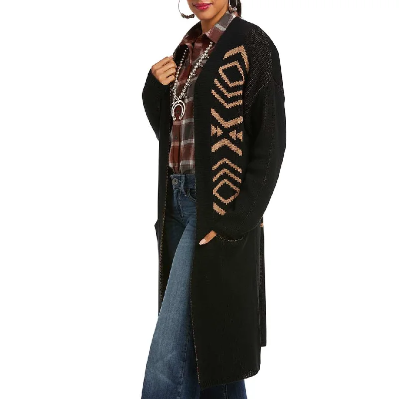 Ariat Women's Hoedown Cardigan Long Cardigan Short Cardigan Medium Cardigan