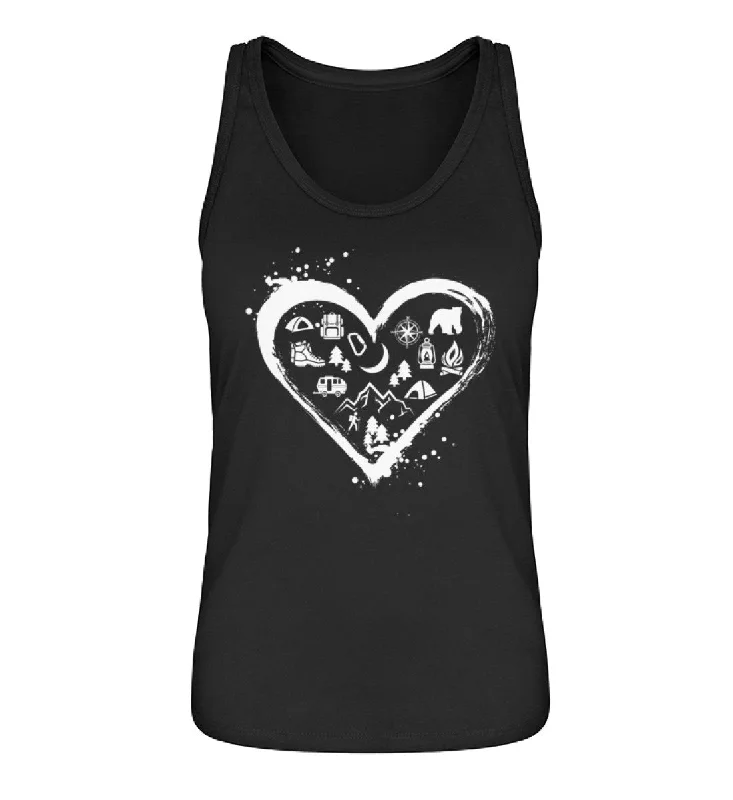 Abenteurer im Herzen - Damen Organic Tanktop bronze tank top