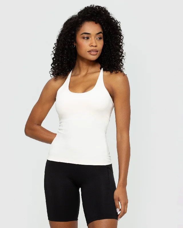 Essential Built-in Bra Tank | Off White