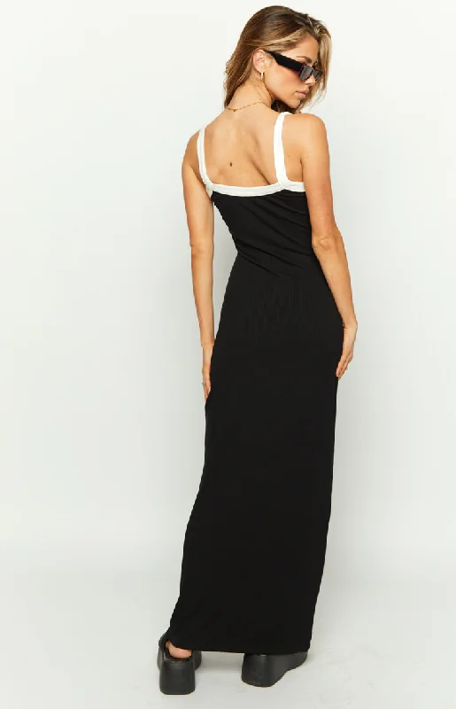 Cynthia Black Maxi Dress