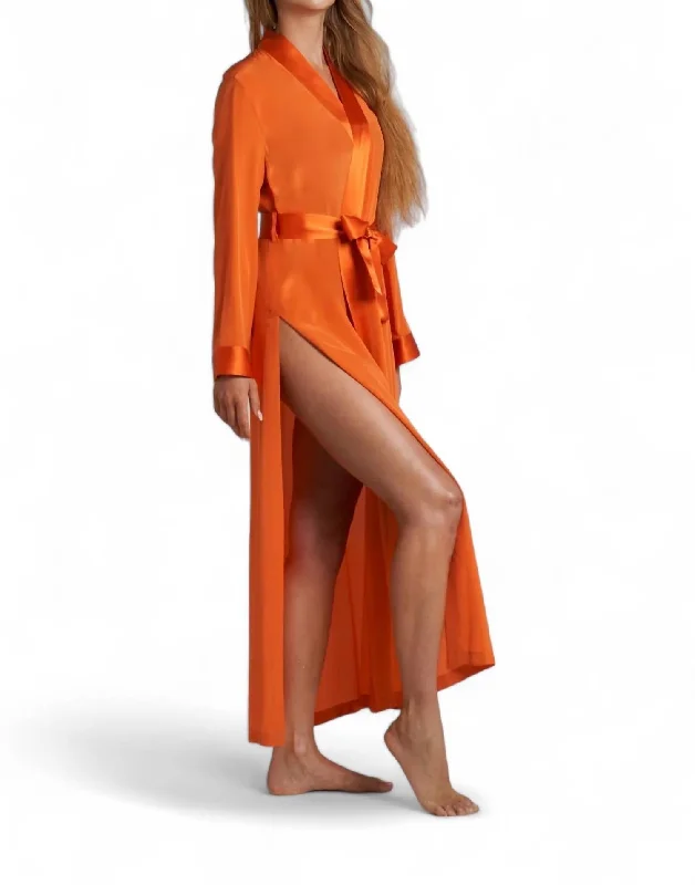 Kiki Robe In Orange