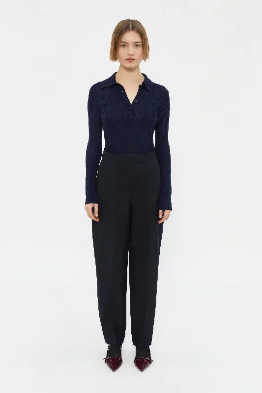 Alida Wool Cocoon Pant