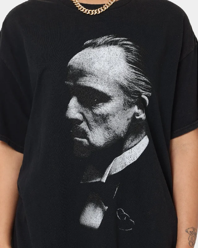 American Thrift X The Godfather The Don Vintage T-Shirt Black Wash