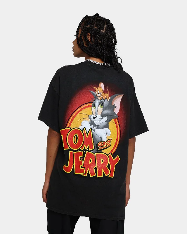 American Thrift X Tom and Jerry Vintage T-Shirt Black Wash