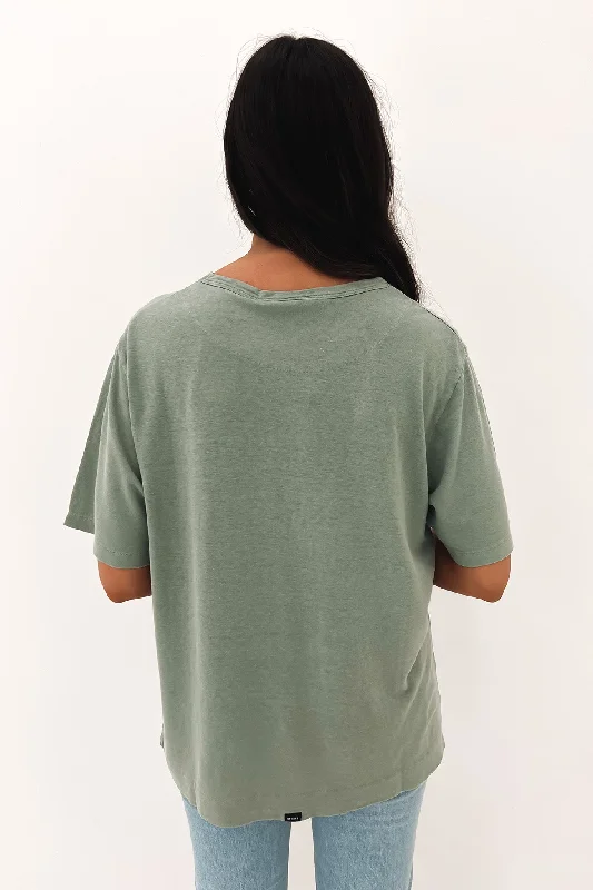 Enlightenment Embro Hemp Box Fit Tee Sea Glass