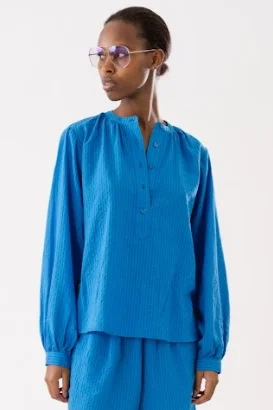 Lollys Laundry Lima Shirt  - Blue