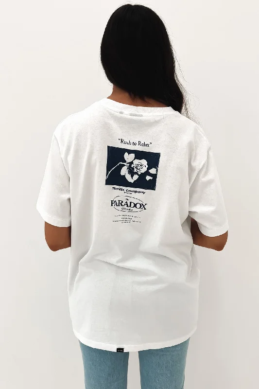 Paradox Of Paradise Merch Tee White