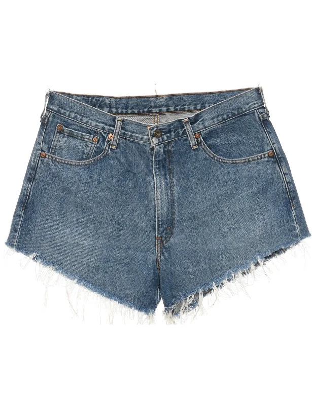 Levi's Cut-off Denim Shorts - W34 L3