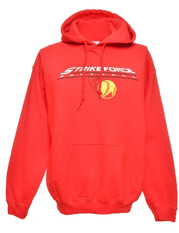 Strikeforce Softball Hooded Sports Sweatshirt - L