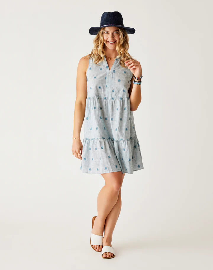 Women's Nellie Eyelet Dress - Azul