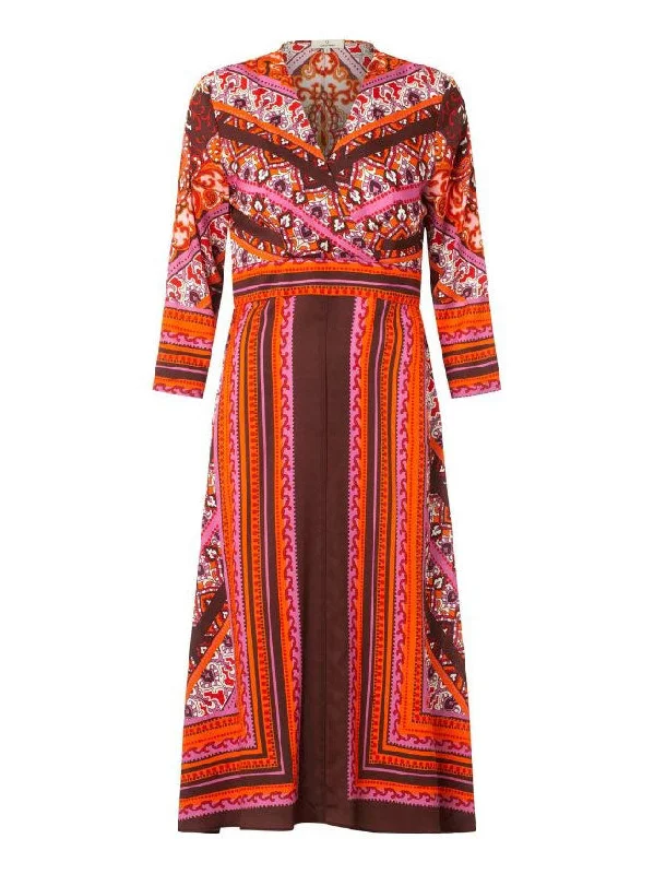 Charlotte Sparre Square Dress Elisa Orange
