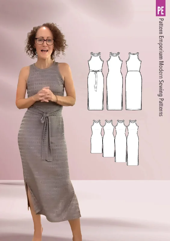 Long Weekend | Wide Binding Tank Dress Sewing Pattern