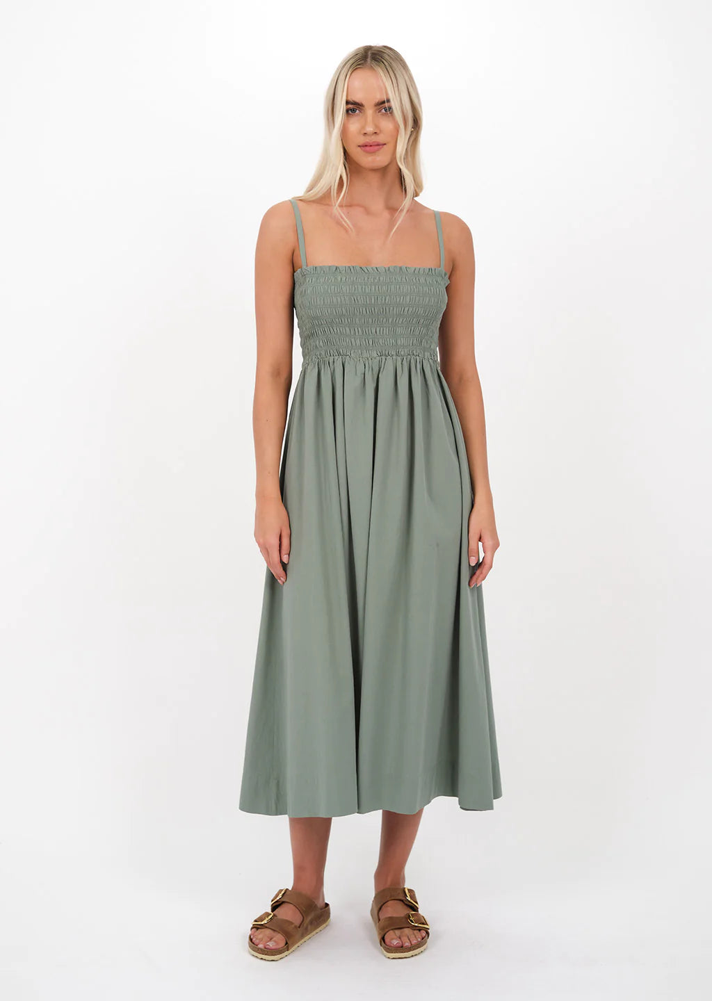 TITCHIE CINDY DRESS KHAKI