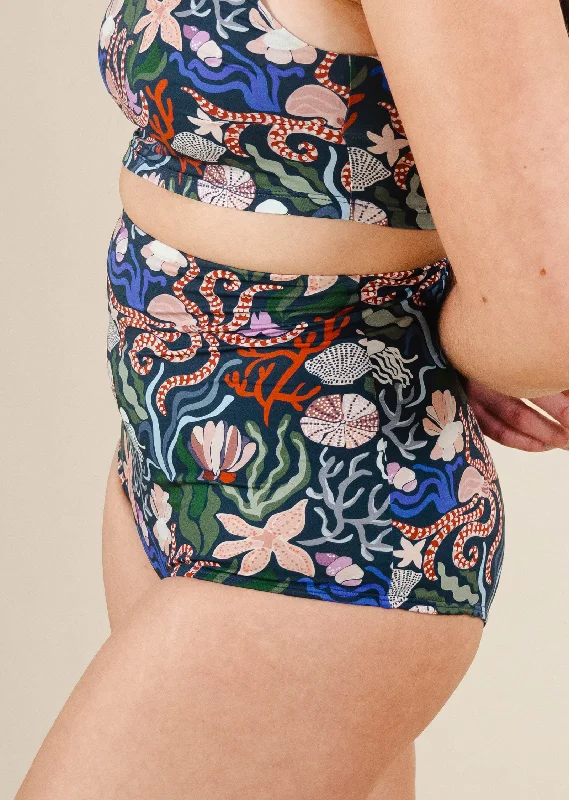 Bermudes Oceana Extra High Waist Bikini Bottom Plunge front bikini, Deep-V, Sexy, Trendy