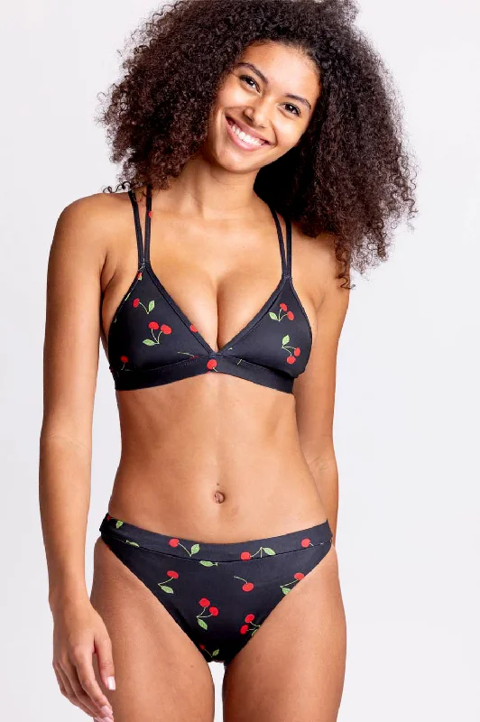 Holland Bikini Bottom - Cherries Crochet bikini, Boho style, Trendy, Sexy