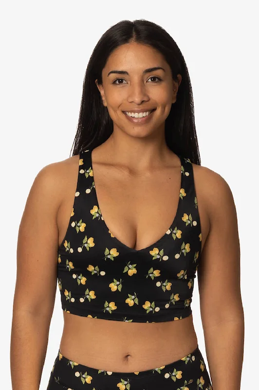 Biarritz Bikini Top - Lemon Drop Ribbed bikini set, Comfortable, Textured, Trendy