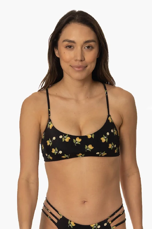 Lanikea Bikini Top - Lemon Drop Bikini with mesh detail, Sexy, Trendy, Comfortable