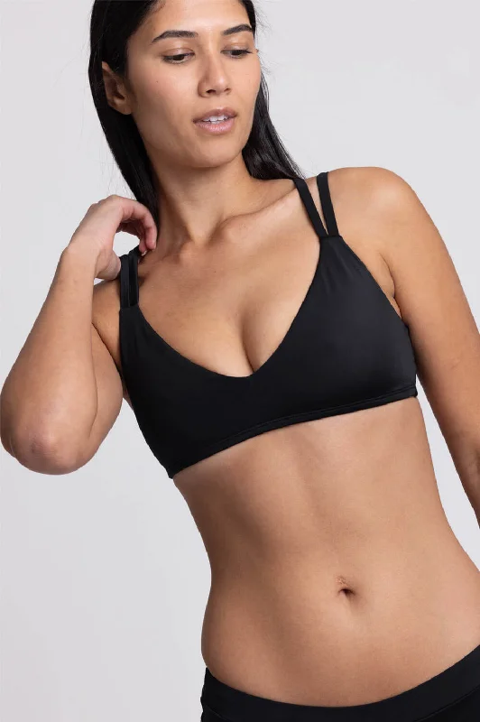 Suzy Bikini Top - Black High-waisted two-piece bikini, Vintage style, Comfortable, Sexy Suzy Bikini Top - Black High-waisted two-piece bikini, Vintage style, Comfortable, Sexy