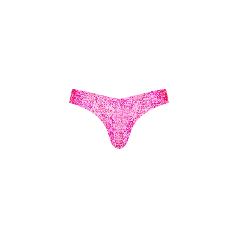 Cheeky V Bikini Bottom - Rose Quartz Shiny bikini, Metallic fabric, Sexy, Beachwear