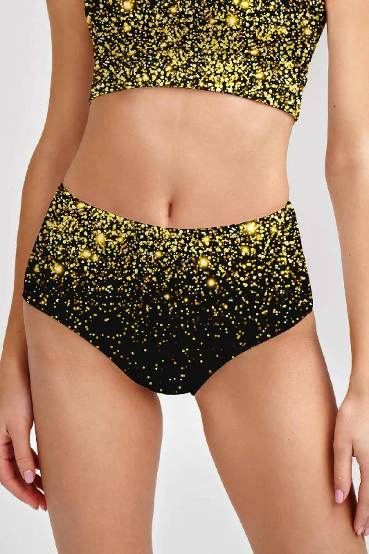 Chichi Cara Full Coverage High-Waist Hipster Bikini Bottom - Women Padded bikini set, Comfortable, Supportive, Stylish