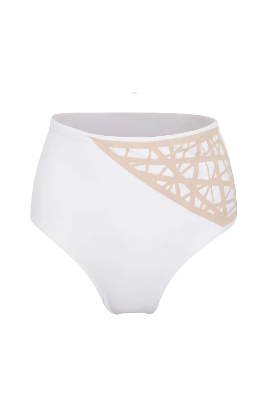 Lillian Full Coverage Bikini Bottom White Glitter bikini, Sparkly, Glamorous, Fashionable Lillian Full Coverage Bikini Bottom White Glitter bikini, Sparkly, Glamorous, Fashionable