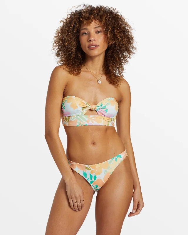 Sweet Aloha Knotted Bandeau Bikini Top - Multi High-neck bikini top, Chic, Sexy, Comfortable Sweet Aloha Knotted Bandeau Bikini Top - Multi High-neck bikini top, Chic, Sexy, Comfortable