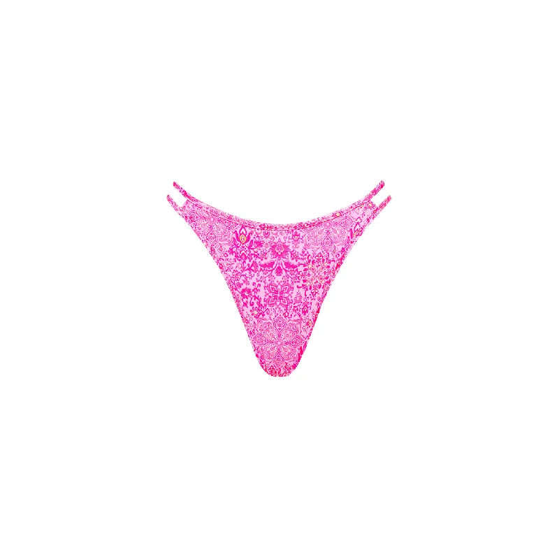 Twin Strap Cheeky Bikini Bottom - Rose Quartz Seamless bikini, Smooth fit, Comfortable, Trendy Twin Strap Cheeky Bikini Bottom - Rose Quartz Seamless bikini, Smooth fit, Comfortable, Trendy